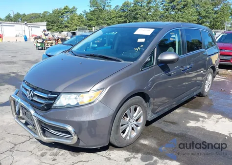 2016 Honda Odyssey Ex-L из США, поврежденный, VIN 5FNRL5H63GB060564